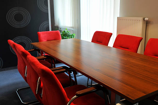 vergadertafel met 6 stoelen